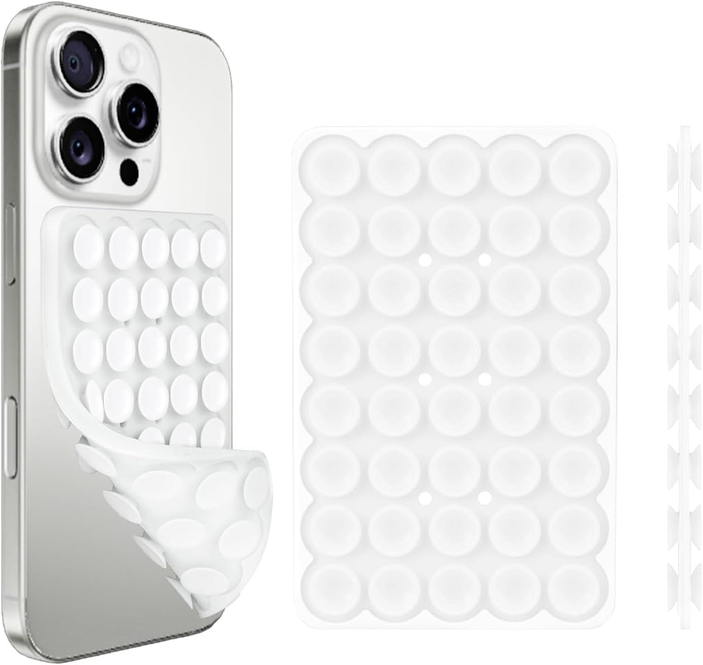 Double-Sided Silicone Suction Phone Case Mount