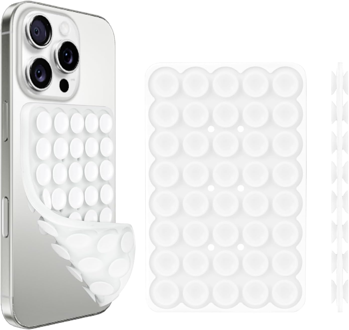 Double-Sided Silicone Suction Phone Case Mount