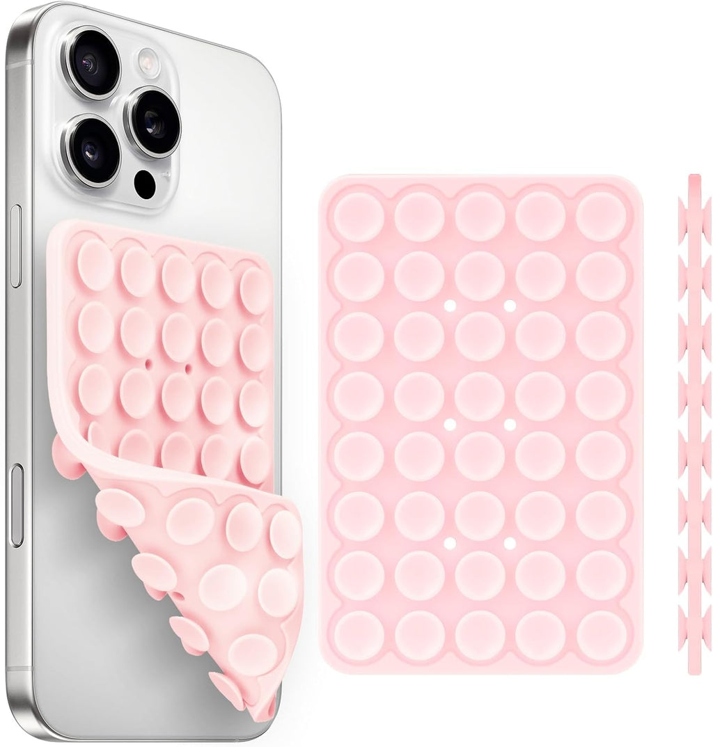 Double-Sided Silicone Suction Phone Case Mount