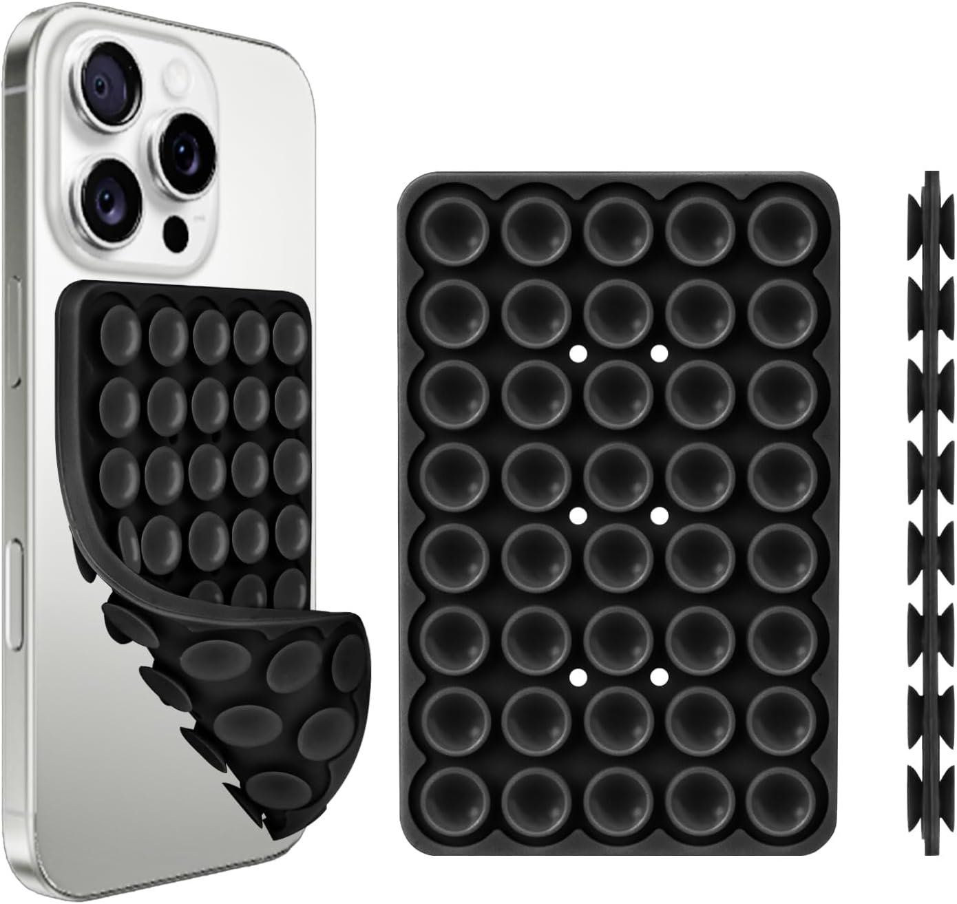 Double-Sided Silicone Suction Phone Case Mount