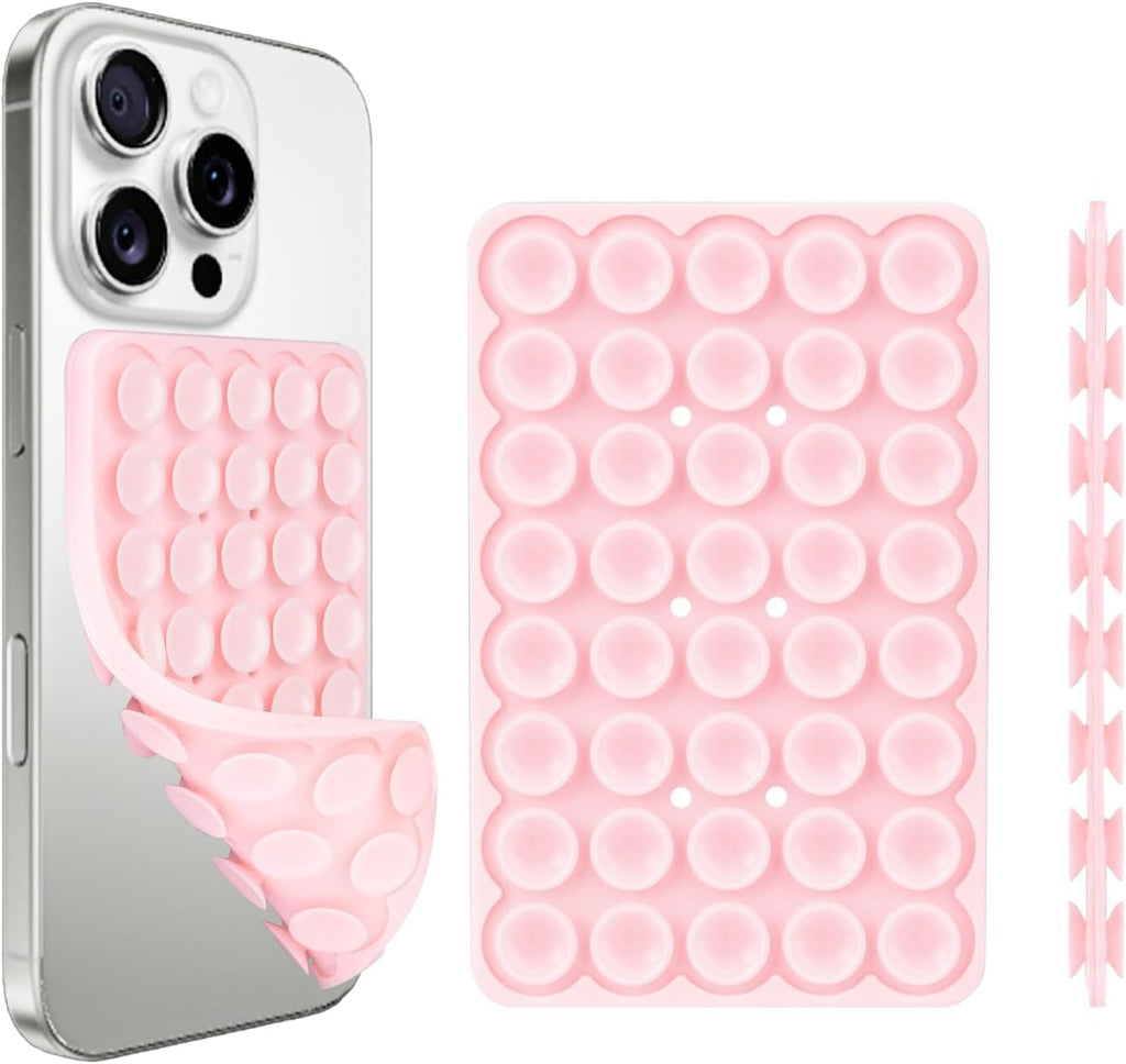 Double-Sided Silicone Suction Phone Case Mount