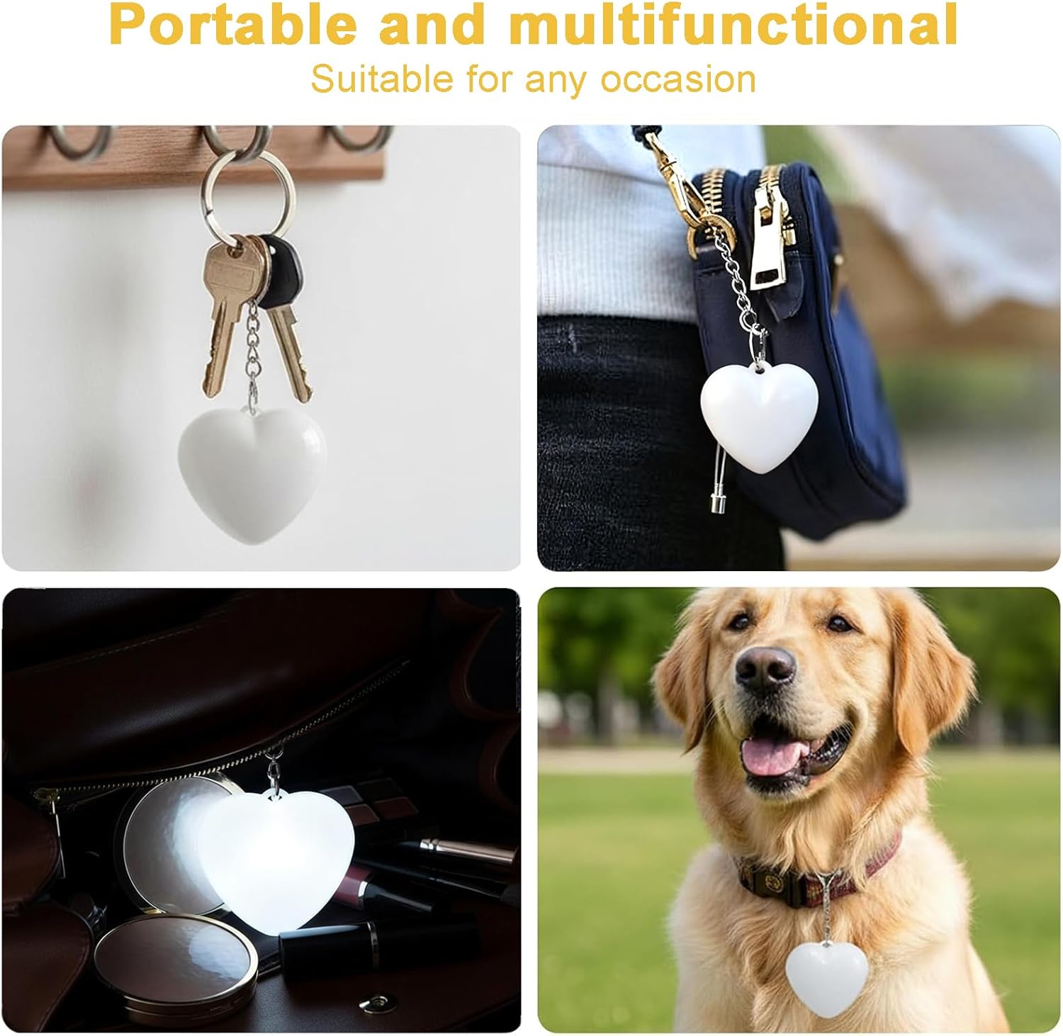 Heart Shaped Bag Light