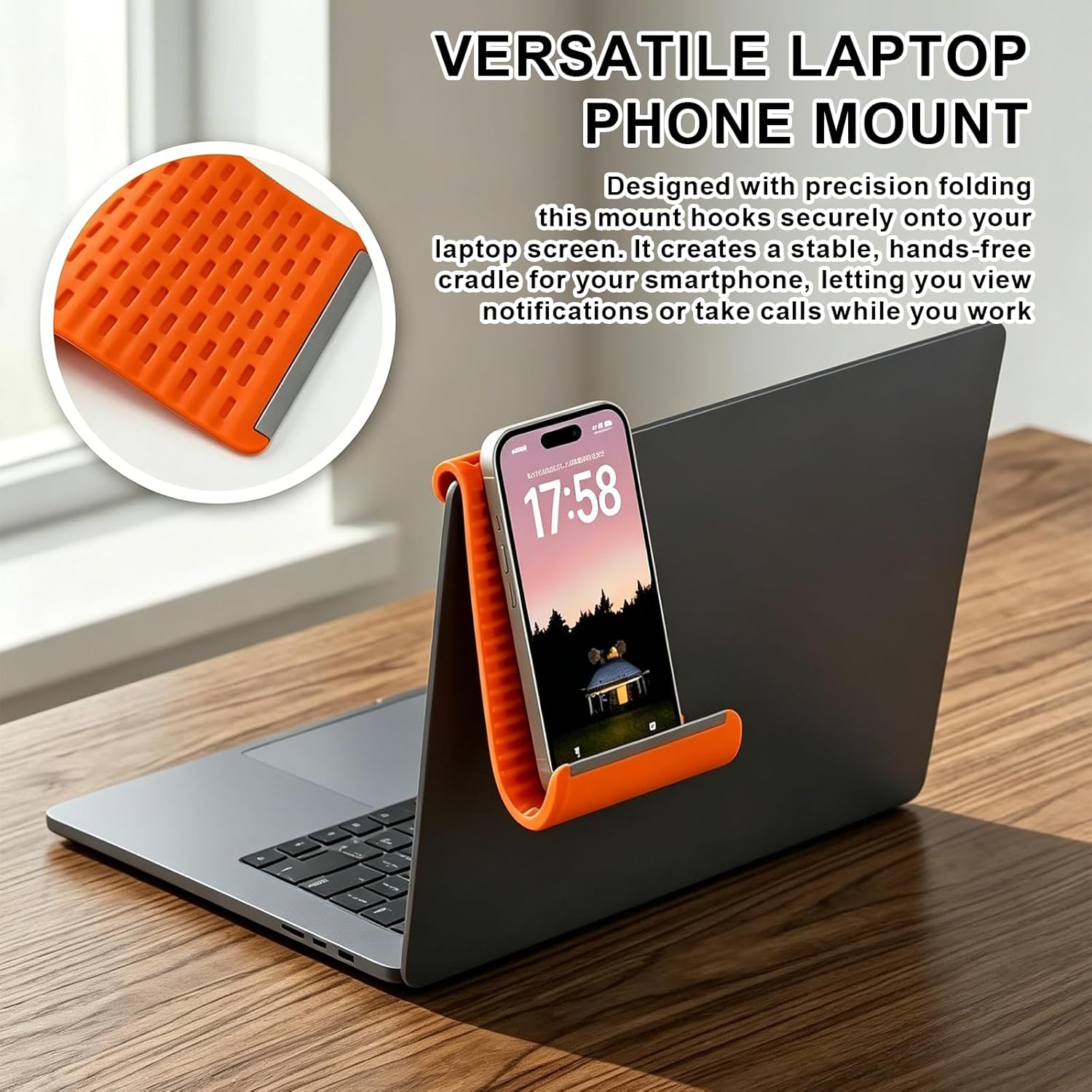 Portable & Foldable Aluminum Phone Holder