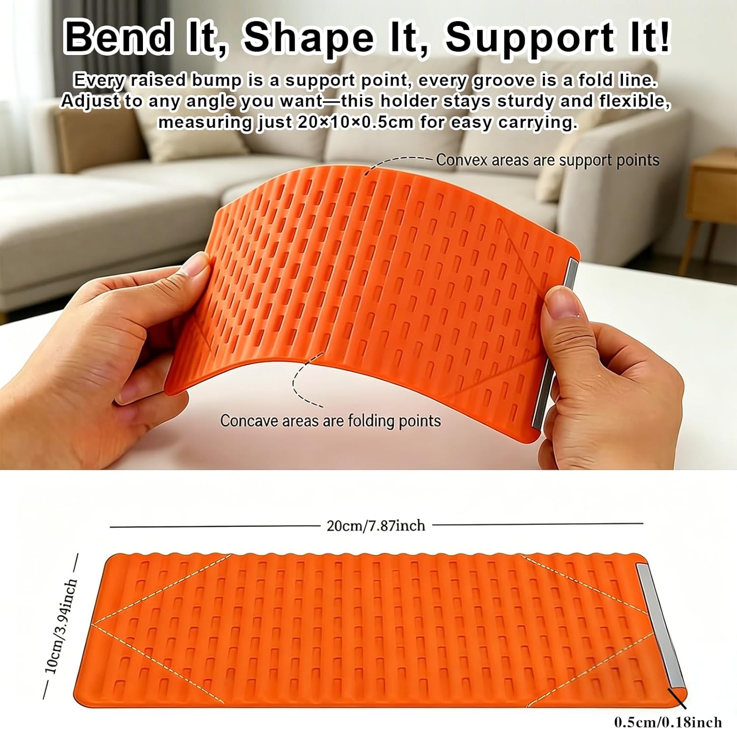 Portable & Foldable Aluminum Phone Holder
