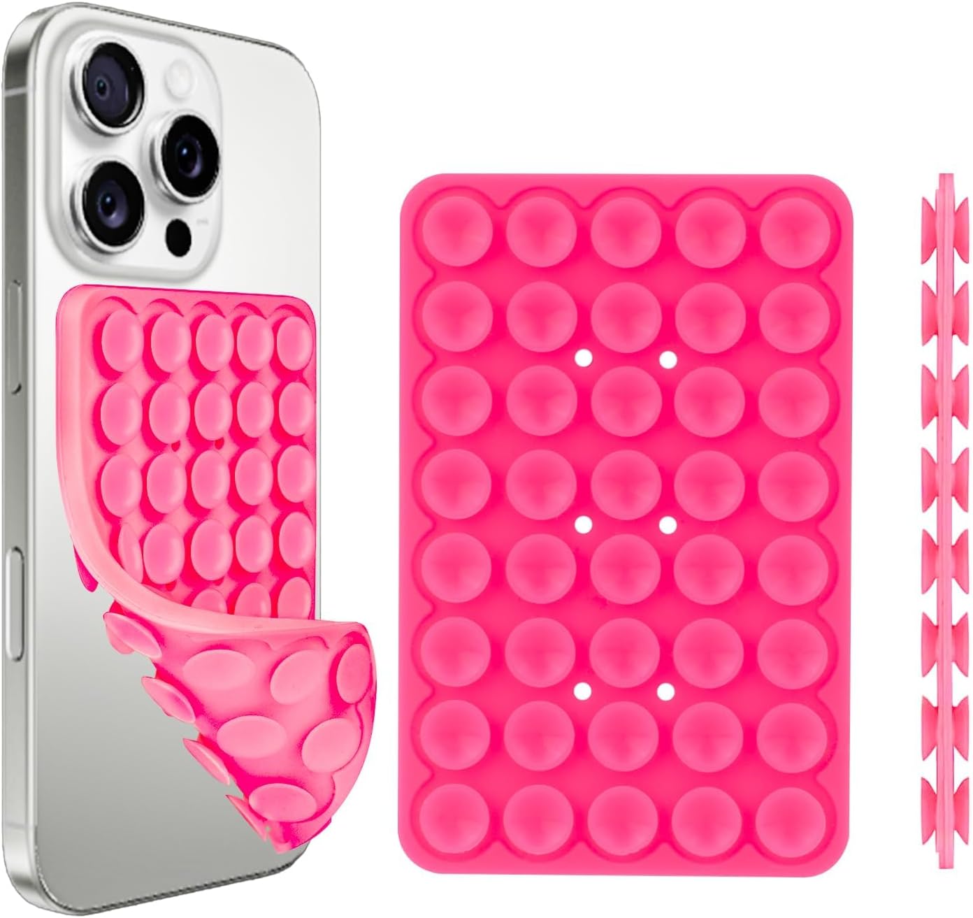 Double-Sided Silicone Suction Phone Case Mount