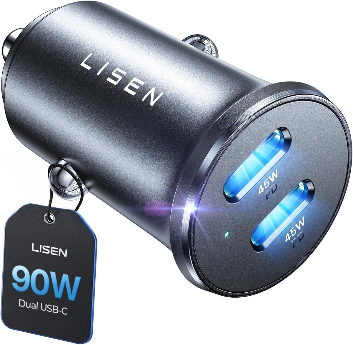 LISEN 90W USB C Car Charger