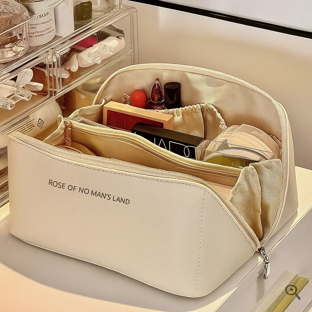 Leather Makeup Pouch