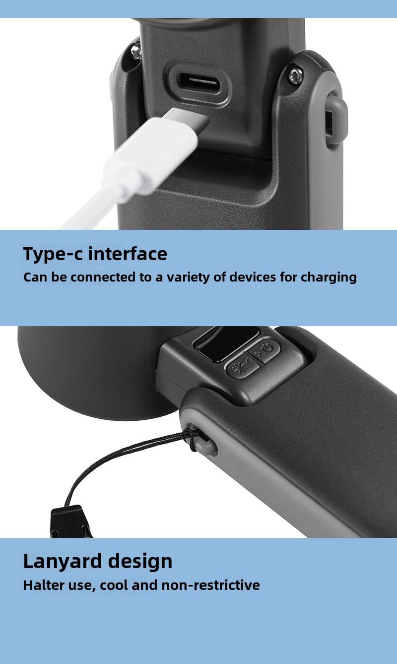 Portable Mini Turbo Fan – USB Rechargeable & Foldable Handheld Cooling Fan