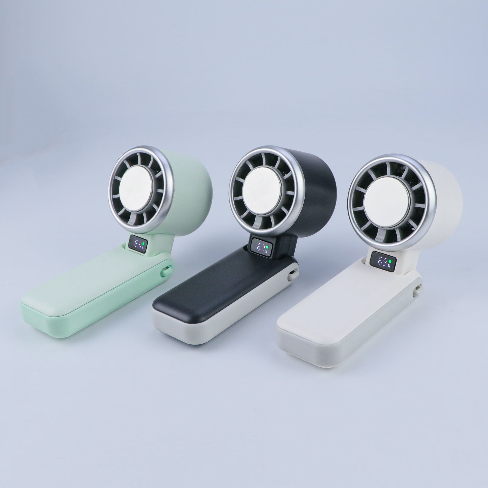 Portable Mini Turbo Fan – USB Rechargeable & Foldable Handheld Cooling Fan