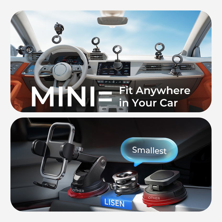 LISEN 360° Magnetic Car Phone Holder