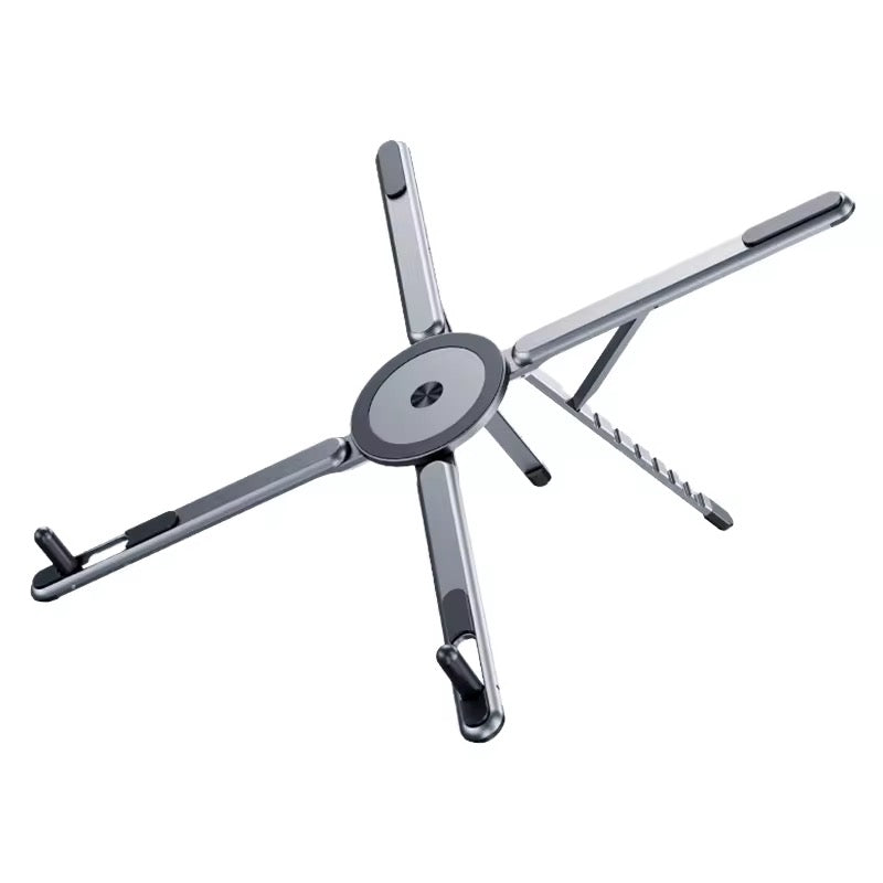 Adjustable laptop and phone holder