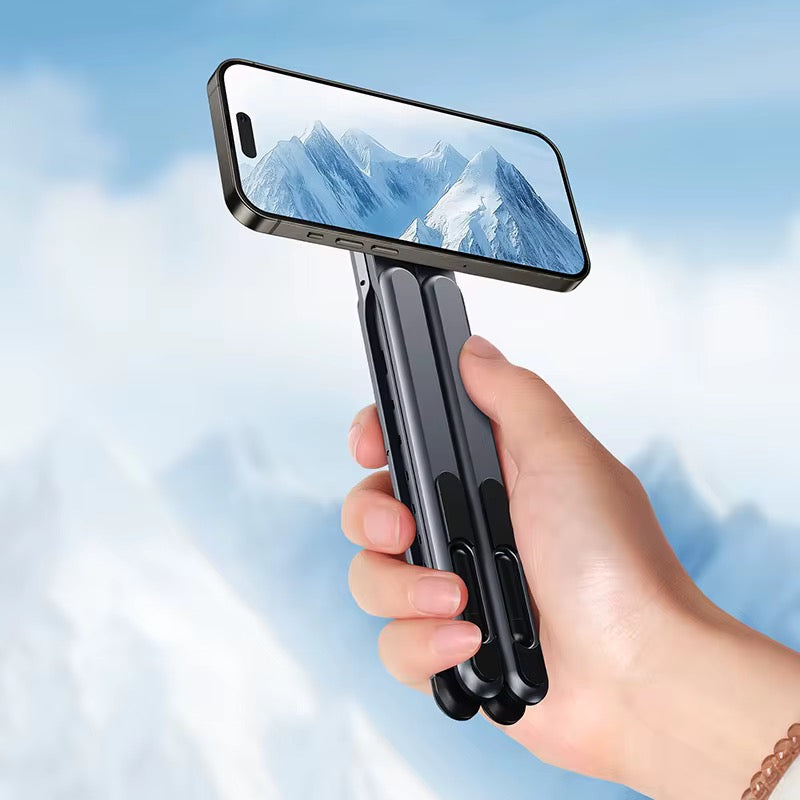 Adjustable laptop and phone holder